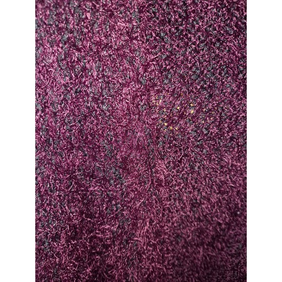 Catherine's Maroon Long Open Front Sweater Size 4X - Picture 3 of 5